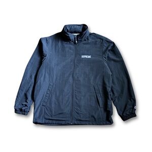 Supreme x Champion Black Men’s Medium Windbreaker Track Jacket SS18
